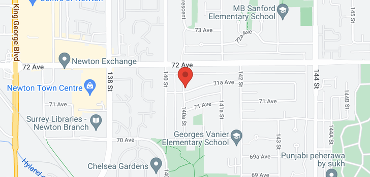 map of 14059 71A AVENUE